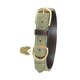 image 2 of Digby & Fox Checked Leather Dog Collar - Red/Yellow/Blue - M - Neckline: 38cm-46cm