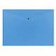 image 1 of Pack of 12 Janrax A3 Blue Document Wallets - Button Stud Folder