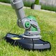 image 7 of Gracious Gardens 18V Cordless Strimmer,10 Blades, 1 Battery & 1 Charger | Green | Green | 1