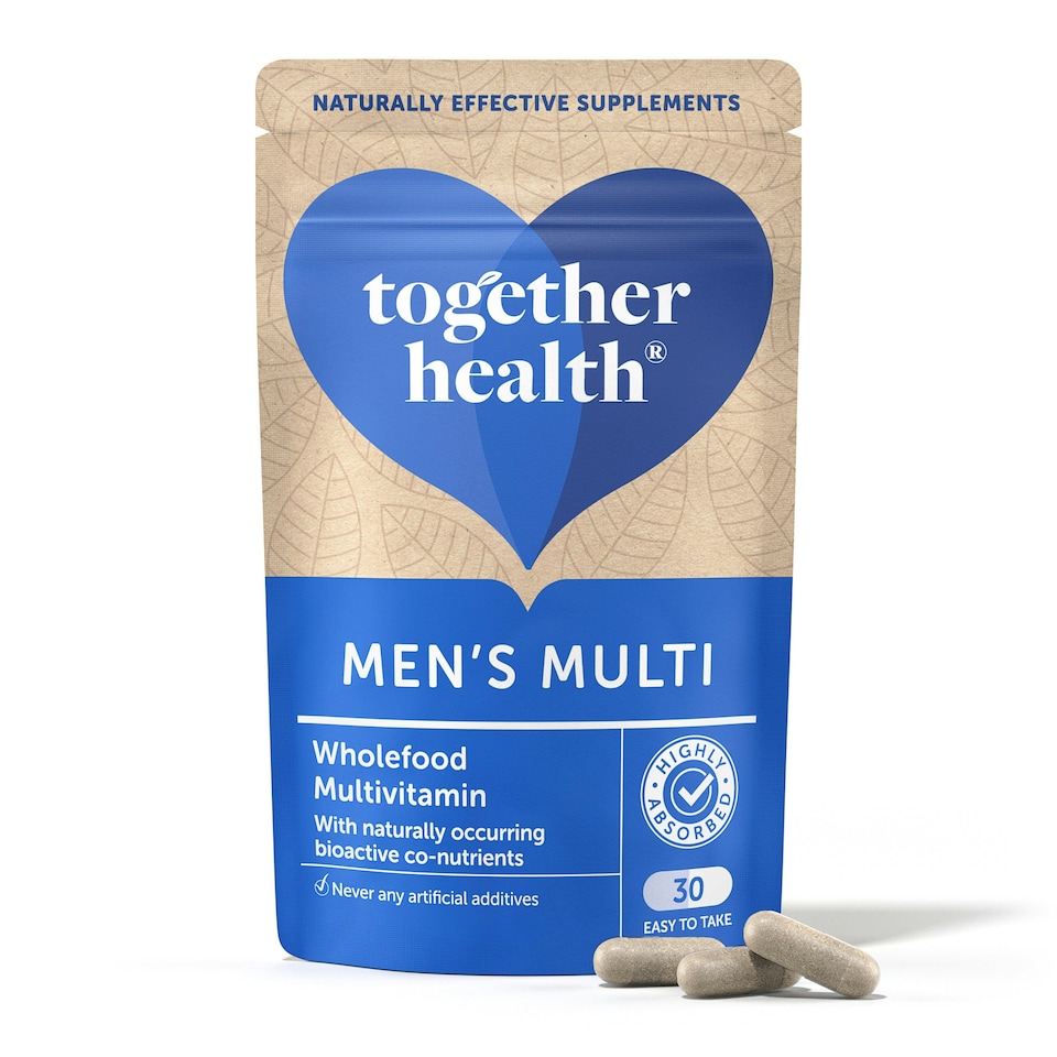 image 1 of Together Health Men's Multivitamin- Wholefood- Vegan- 30 Capsules