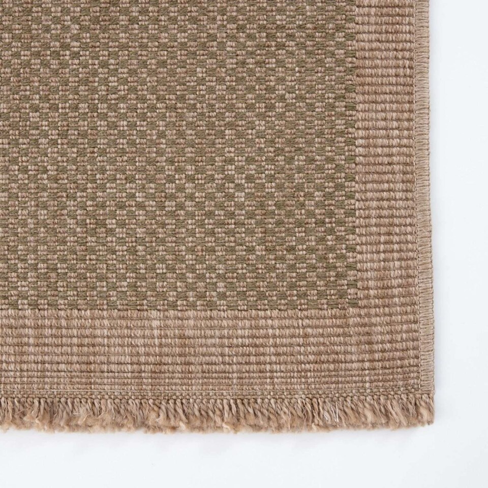 image 1 of The Rugs Nature Collection Square Dots Design Outdoor Rugs Garden Patio | 5200