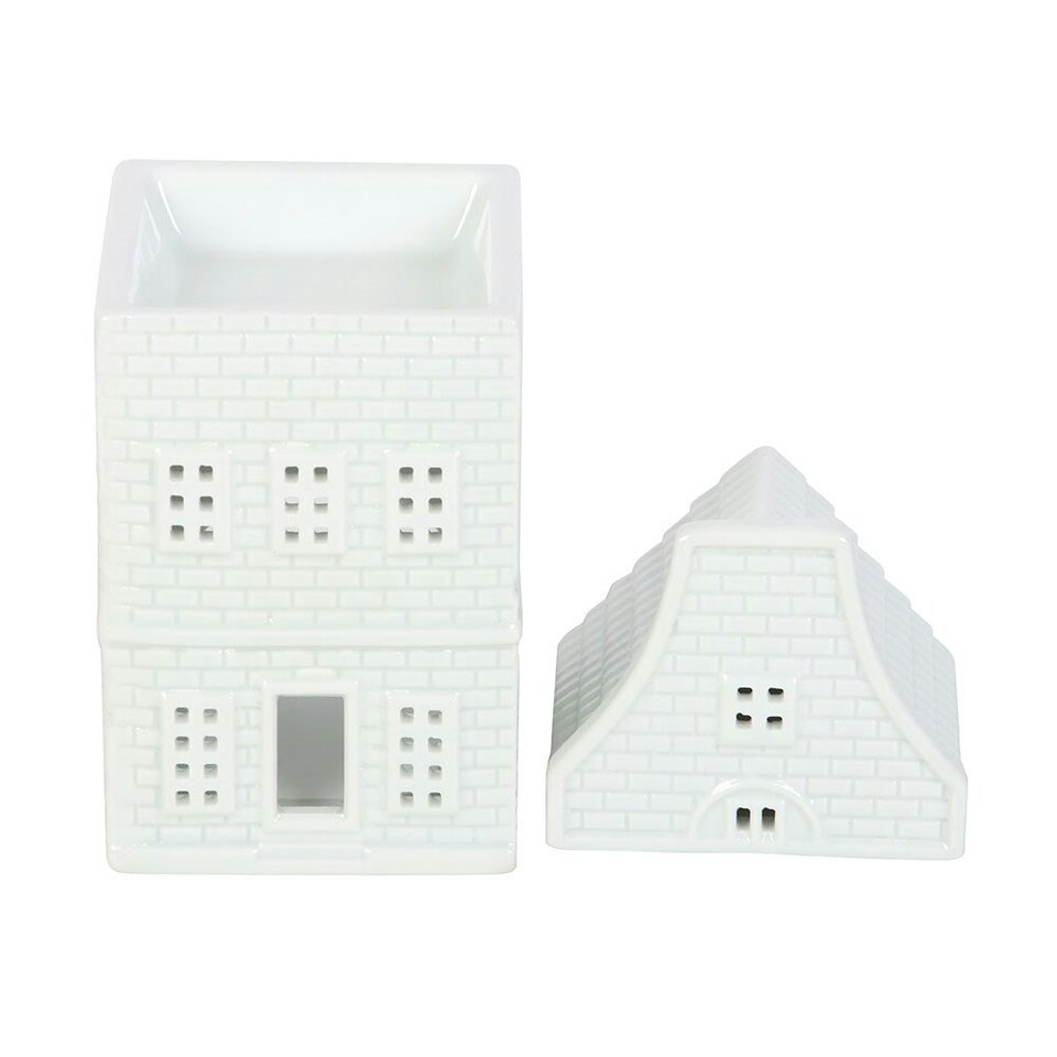 image 1 of White Nordic House Oil Burner and Wax Warmer