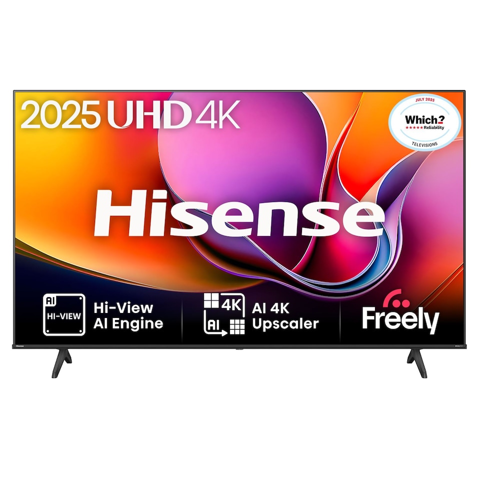 image 1 of Hisense 32 inch A5QTUK QLED FHD Smart TV with Freely