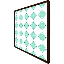 Green uncommon boho chic summer design (Picutre Frame) Brown | S