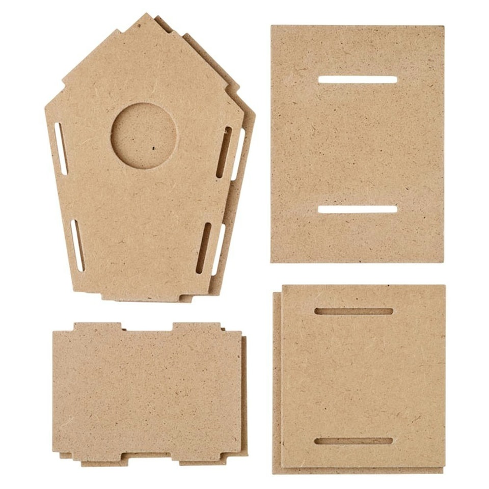 image 1 of MidOcean Woohouse Wooden Wild Bird House - Wood - One Size Brown