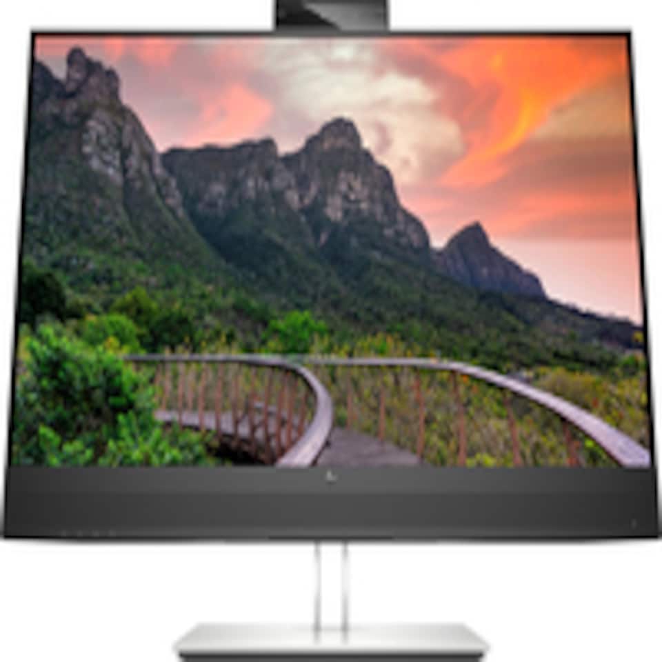 image 1 of HP E-Series E27m G4 QHD USB-C Conferencing Monitor, 68.6 cm (27"), 2560 x 1440 pixels, Quad HD, LCD, 5 ms, Black, Silver | Black | Black, Silver | 59.7 cm