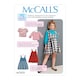 image 1 of McCall's 7829 Paper Sewing Pattern – Children’s Tops, Dresses & Pinafores, UK Sizes Cl (6–7–8), Easy