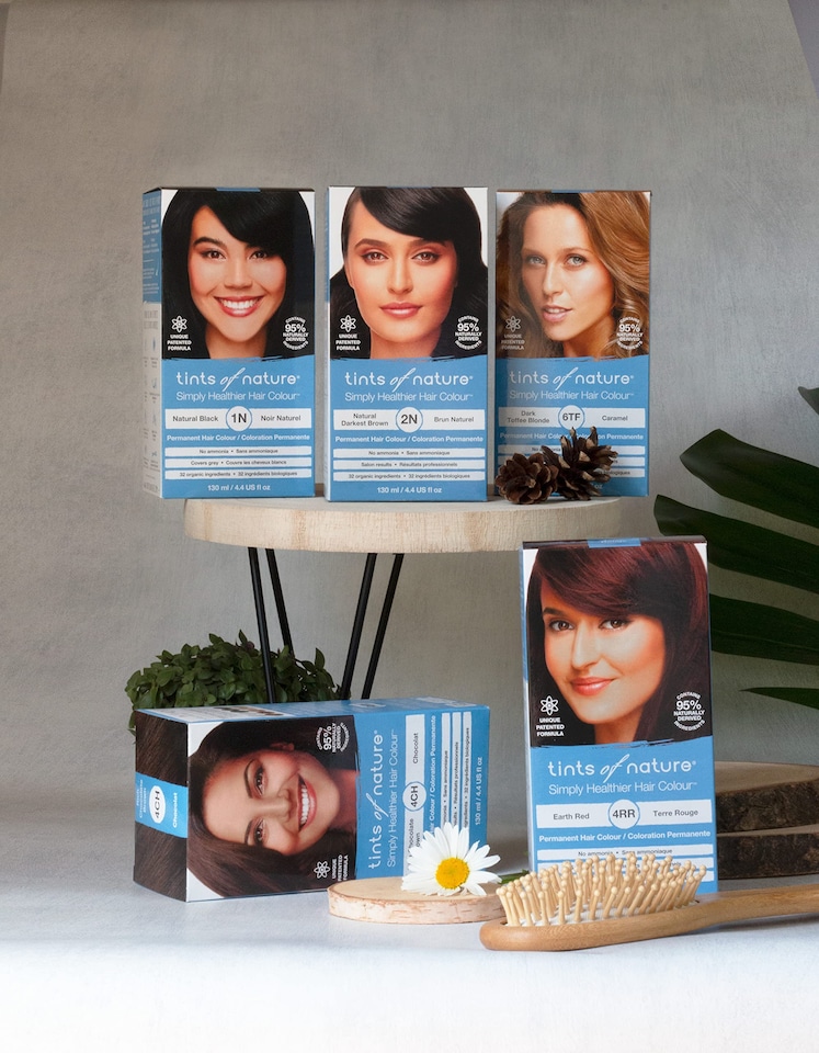 image 1 of Tints of Nature 5N Natural Light Brown Permanent Hair Dye, Nourishes Hair and Covers Greys, Ammonia-Free, 130ml
