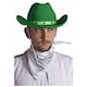 image 3 of Adults Green Star Cowboy Hats – Pack of 6 Fancy Dress Accessories Green | One Size