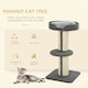image 2 of PawHut 91cm Scratching Posts Cat Tree Activity Centre for Indoor Cats Grey