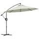 image 1 of Outsunny 3(m) Cantilever Parasol with Cross Base, Crank Handle, Tilt