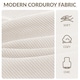 image 6 of Yaheetech Corduroy Swivel Nursery Gliding Rocker Chair-Beige | Cream | Beige | One Size | 1