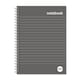 image 1 of Rhino A5 Wirebound 160 Pages 8mm Lined Hardback Notebook