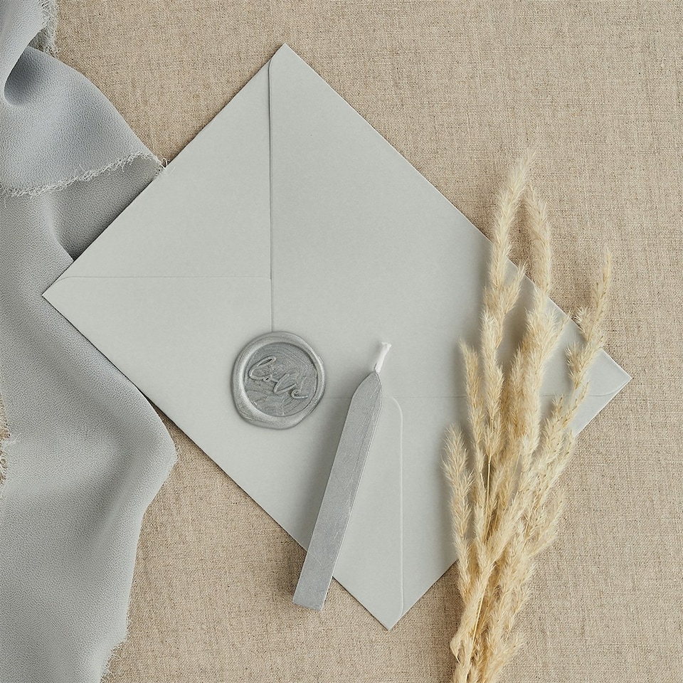 image 1 of Silver Seal Envelope Wax - Pack of 3