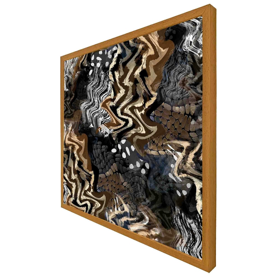 image 1 of African print (Picutre Frame) White | XL