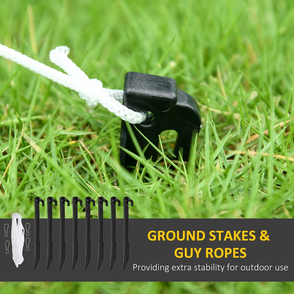 image 1 of Outsunny 6.6FT Christmas Inflatable Santa Claus w/ Polar Bear for Graden