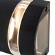 image 3 of ValueLights Black Modern Aluminium Ribbed Glass Outdoor Wall Light
