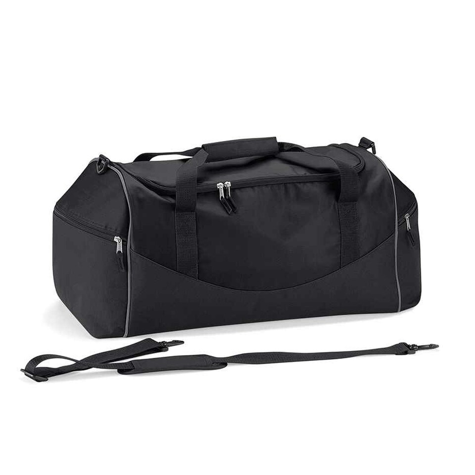 image 1 of Quadra Teamwear Holdall Duffle Bag (55 Litres) (Pack of 2) - Black/Graphite - One Size