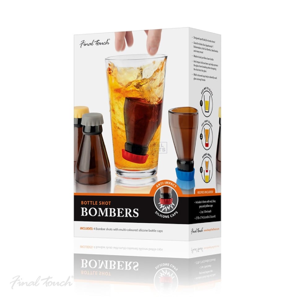 image 1 of Set of 8 Original Products Final Touch Drink Bomb Shot Glass
