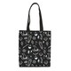 image 1 of Crystal Witch Print Polycotton Tote Shopping Bag