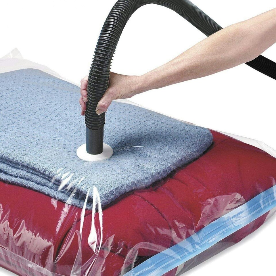 image 1 of Large Space Saving Storage Vacuum Bags Clothes Bedding Organiser Under Bed