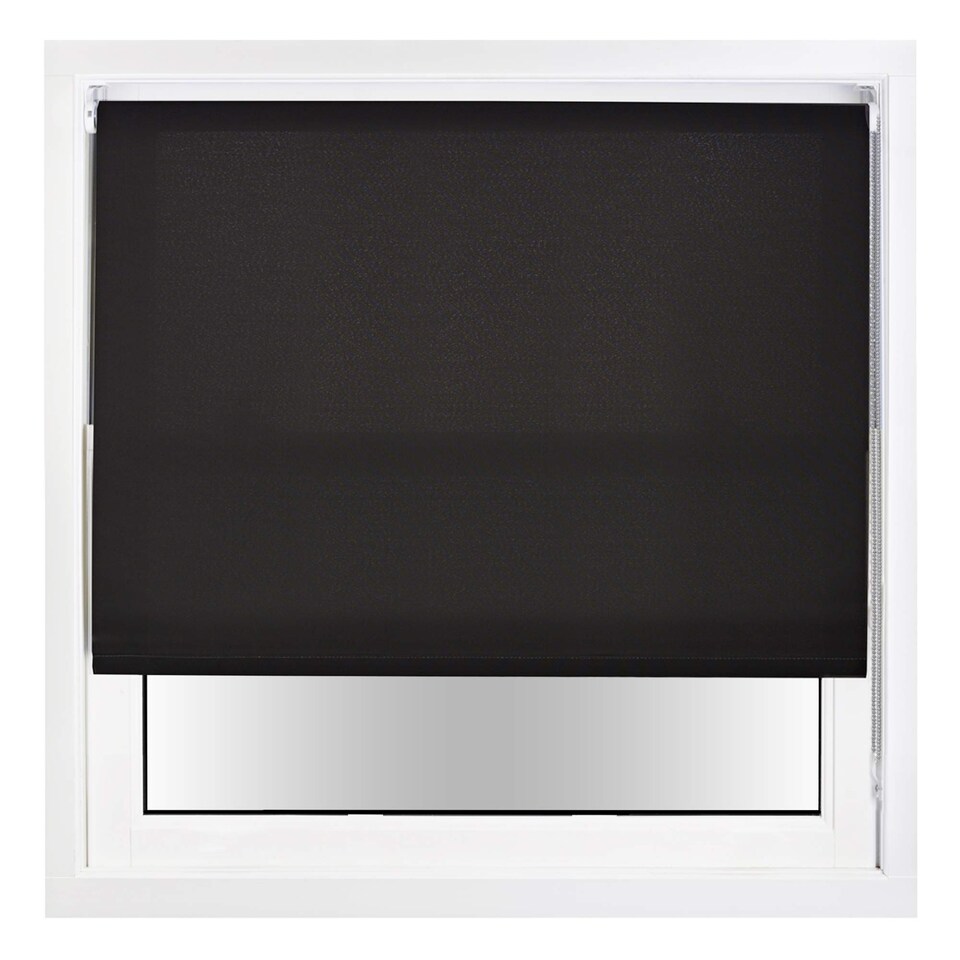 image 1 of Daylight Roller Blind 140cm Wide x 165cm Long | Metal Fittings | Black | Black