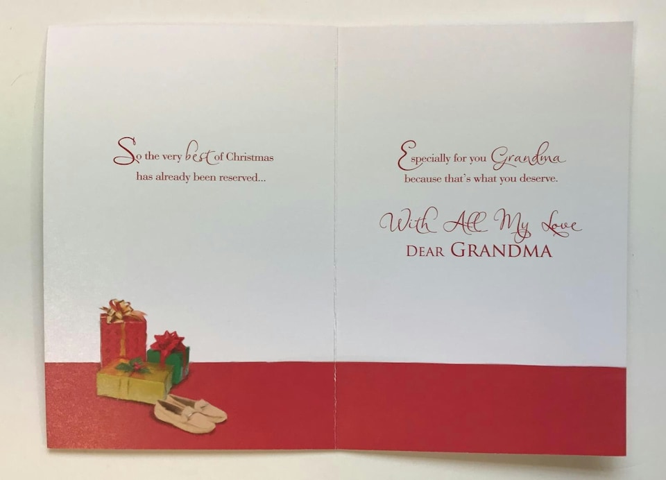 image 1 of Grandma Traditional Christmas Card