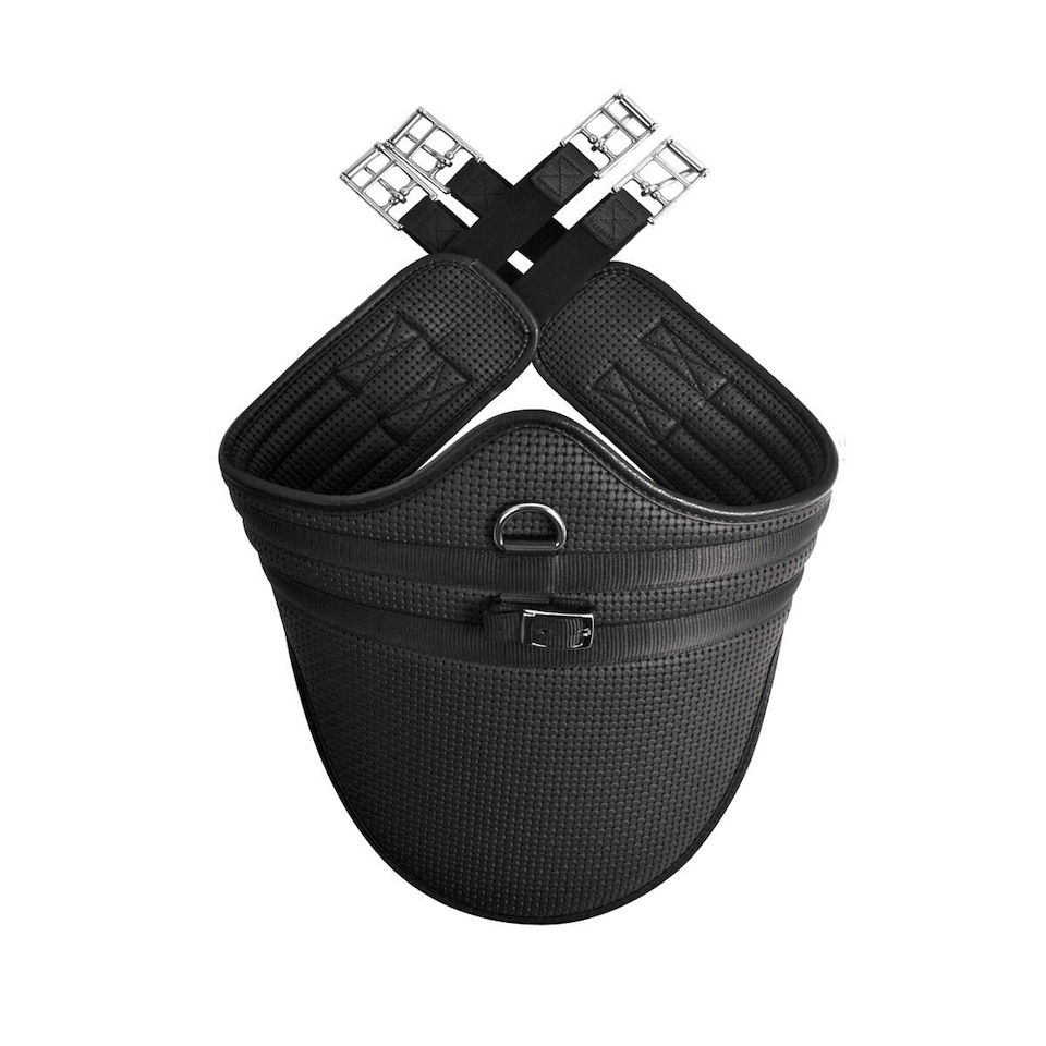 HyCOMFORT Waffle Horse Stud Girth - Black - 30in