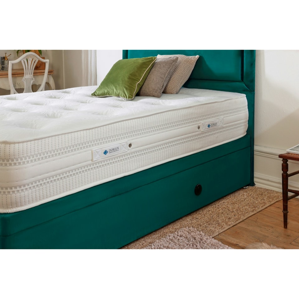 image 1 of Buckingham 2000 Pocket Sprung Mattress 28cm Small Single White | Small Single