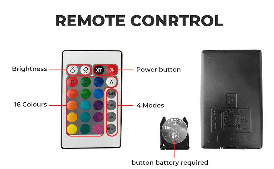 image 1 of Levede 2 Drawer Bedside Table High Gloss RGB LED Nightstand Cabinet | Black | Black