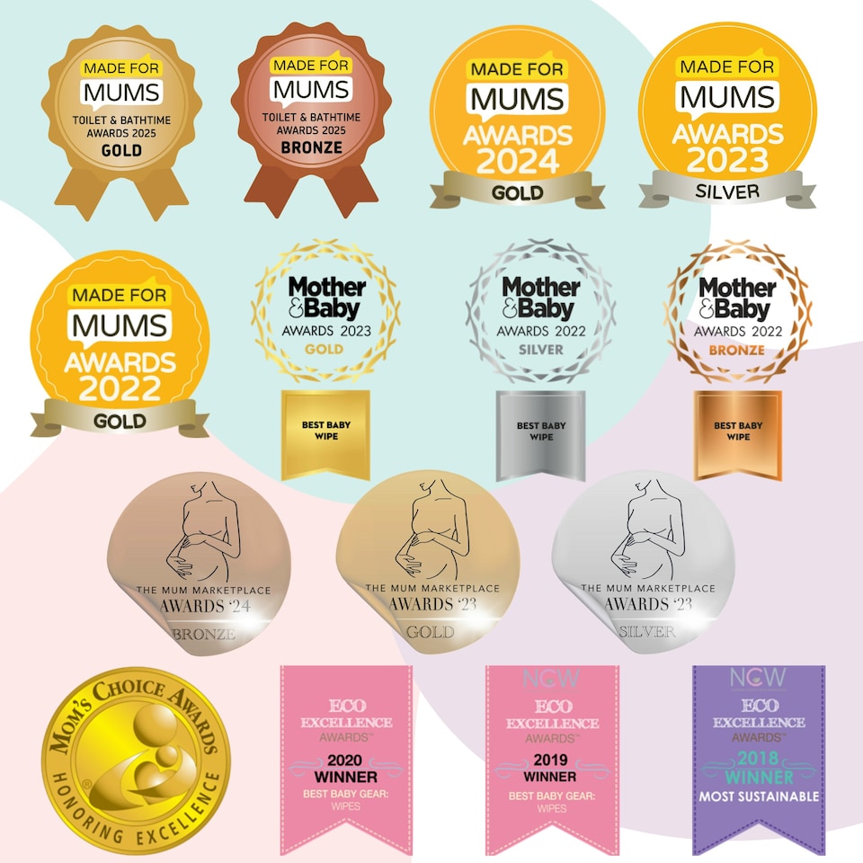 image 1 of Kinder by Nature Plant-Based wipes - 12 packs x 56 wipes