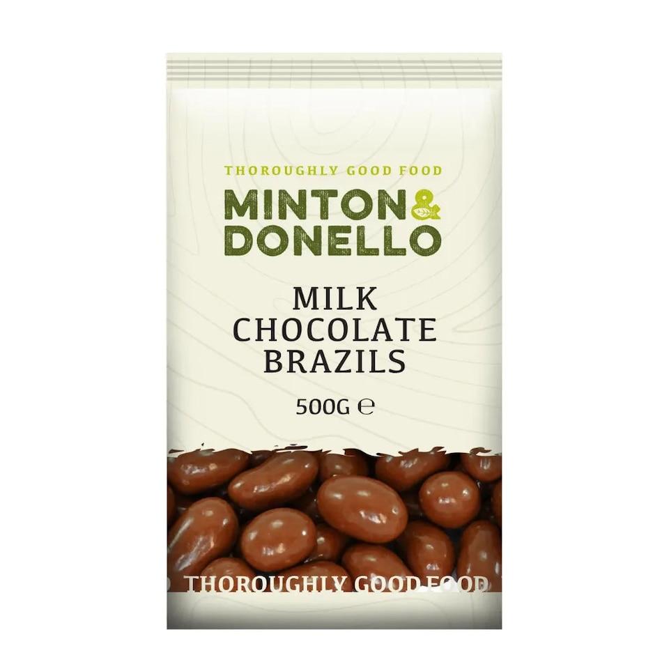 image 1 of Minton & Donello Milk Chocolate Brazil Nuts 6 x 500g