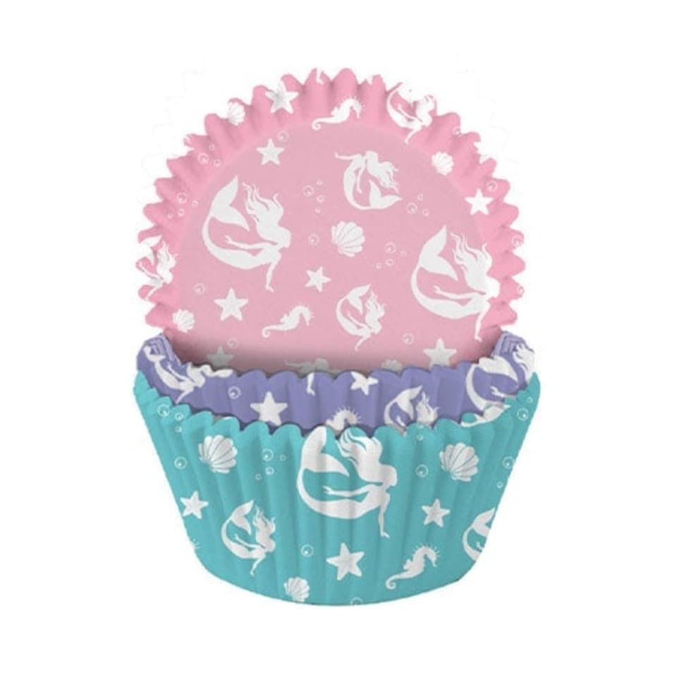Mermaid Cupcake Cases - Pack of 75
