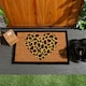 image 6 of Nicola Spring Coir Door Mat - 60 x 40cm - Leopard Heart