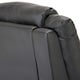image 6 of Seattle Electric Single Motor Rise Recliner Bonded Leather Chair (Black)