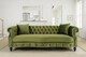 image 2 of Velvet Sage Green 3 Seater Chesterfield Sofa RICHMOND