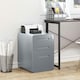 image 10 of Vinsetto 3 Drawer Steel Filing Cabinet w/ 4 Wheels Lock Pencil Box