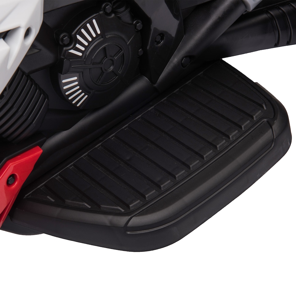 image 1 of HOMCOM Kids Electric Motorcycle with 3 Wheels, Headlight, Music, Horn, Red