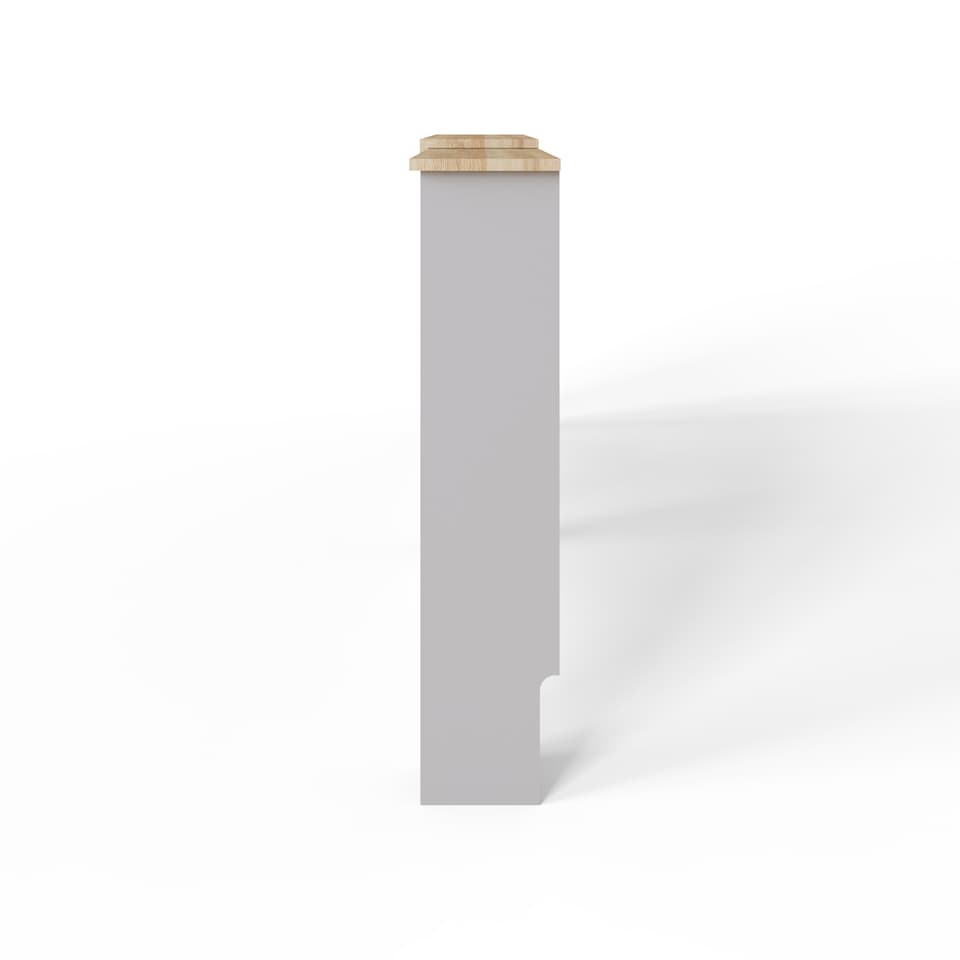image 1 of Longslow Adjustable Radiator Cover | Grey | Grey