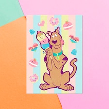 Official Scooby Doo Greetings Card