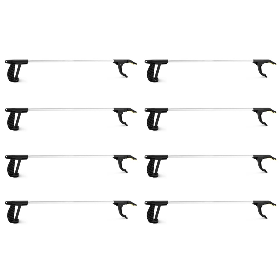 image 1 of Keplin Litter Picker 75cm Long Reach Grabber Tool with Magnetic Pick Up Tip, Pack of 8