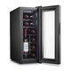 image 3 of Cookology CWTE12BK 12 Bottle Thermo Electric Wine Cooler, Black, Countertop, Digital Temp Control, Low Noise