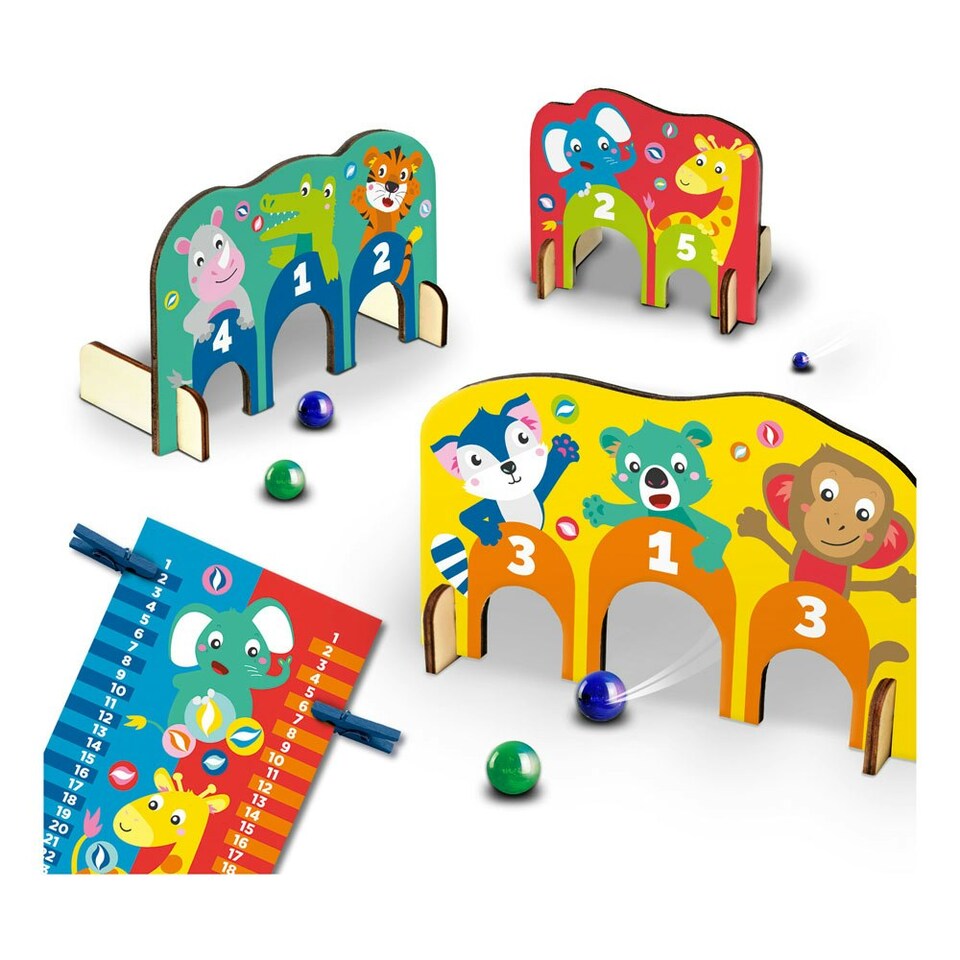 image 1 of SES CREATIVE Wooden Arch Boards Marble Game