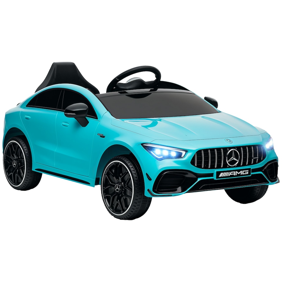image 1 of AIYAPLAY Mercedes-Benz AMG CLA 45 Licensed 12V Ride on Car - Light Blue