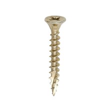 Timco - C2 Strong-Fix Multi-Purpose Premium Screws - PZ - Double Countersunk - Yellow (Size 4.0 x 30 - 1500 Pieces)
