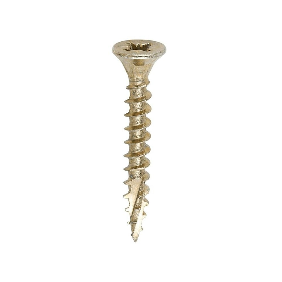 image 1 of Timco - C2 Strong-Fix Multi-Purpose Premium Screws - PZ - Double Countersunk - Yellow (Size 4.0 x 30 - 1500 Pieces)