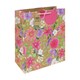 image 2 of Kraft Floral Large Gift Bag Brown