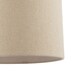 image 5 of Light Taupe Oatmeal Linen Fabric Drum Lamp Shade with Cotton Lining | Cream | Oatmeal | 1