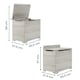 image 5 of Tutti Bambini Toy Box - Grey Ash