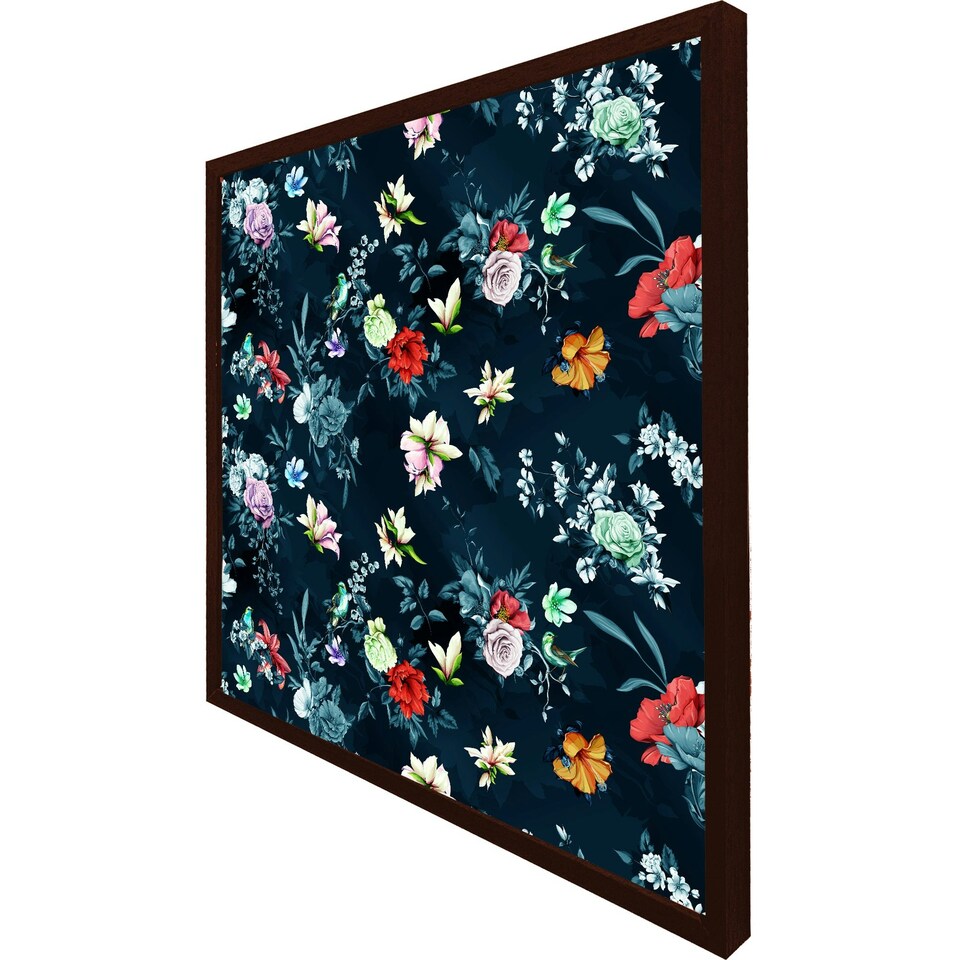 image 1 of Roses & other bright flowers (Picutre Frame) White | L